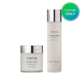 Tyrtir Large capacity ceramic cream + milk toner duo set / 대용량 도자기 크림+밀크 토너 듀오 세트