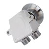 Copper Foot Pedal Valve Set Touchless Water Tap Bathroom Faucet
