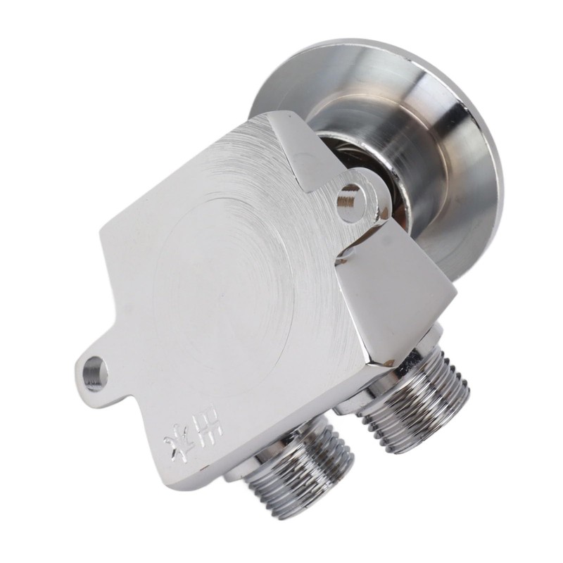 Copper Foot Pedal Valve Set Touchless Water Tap Bathroom Faucet