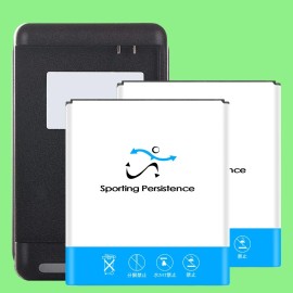 For LG 2x 3180mAh Extended Slim Battery Travel Wall Charger for LG Spectrum VS920 Phone