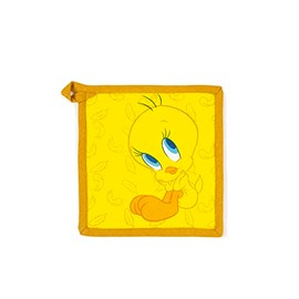 Excelsa Tweety Pot Holder 20 x 20 cm 100% Cotton Lining Polyester Filling