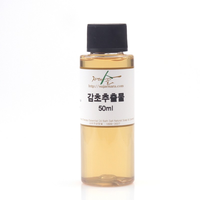 자연의숲 [수제나라] 천연 감초추출물 100ml 플라보노이드 화장품재료 천연비누재료 자연의숲 WE012