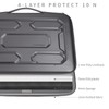 DOMISO 17 inch Laptop Sleeve with Handle Shockproof Waterproof EVA