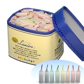 Lumiere 171-07 Candles, Approx. 330 Candles, Burning Time: Approx. 8 Minutes, Tokai Wax (Set of 3)