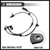 Hihaha Front Right ABS Sensor, Wheel Speed Sensor, for Hyundai