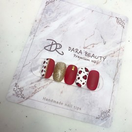 Next day delivery⭐Red Hopine Nail⭐ / 다음날 발송⭐레드 호피네일⭐
