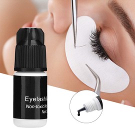 5ml Professional Black Glue Quick Drying Long Lasting Eyelash Glue for Semi-Permanent Extensions