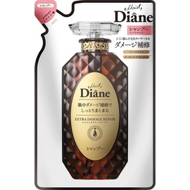 Moist Diane Extra Damage Repair Shampoo Refill 330ml - Organic Argan Oil & Amino Keratin (Green Tea Set)
