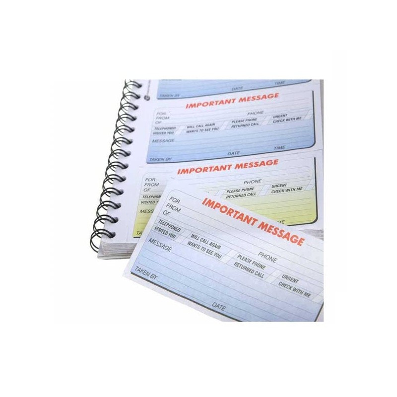 Q-Connect 200 Messages Duplicate Telephone Message Book