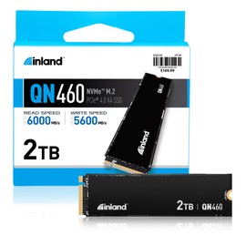INLAND QN460 SSD 2TB Gen4 NVMe M.2 Internal Gaming Solid State Drive, Up to 6,000MB/s, Storage and Memory for Laptop & PC Desktop