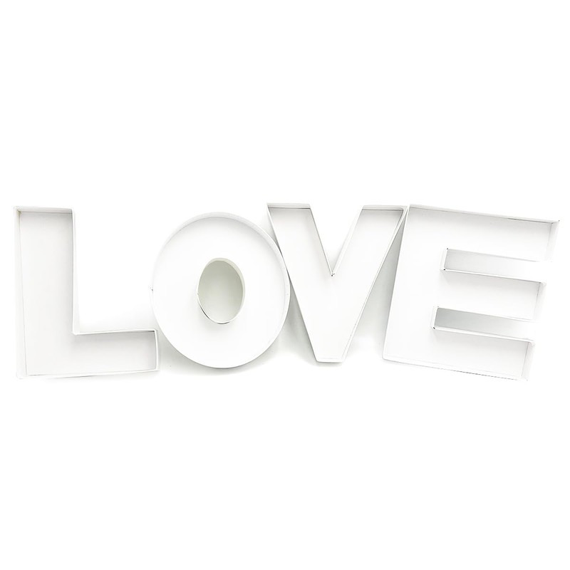 WENPACK Paper Mache Letter Box Fillable 8.2" Candy Container Birthday