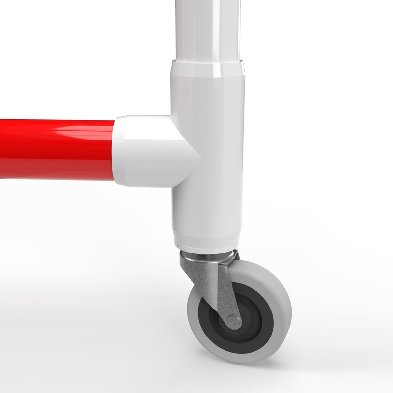 Karben Skater-Aid, Adjustable Height Roller Skate Trainer, Red