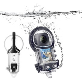 Waterproof Case for Insta360 ONE X3, IPX8 Waterproof Underwater Dive Protective Shell with Bracket Supports 50m/164FT Deep, Ideal for Diving, Surfing