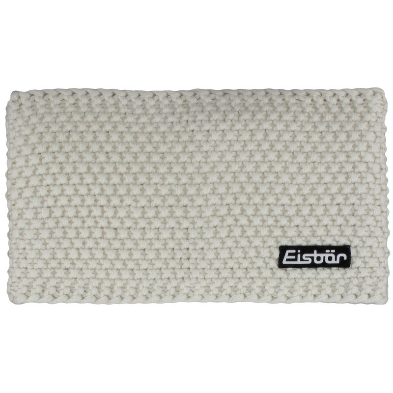 Jame Winter Headband Polar Bear Knitted Ski Band - White