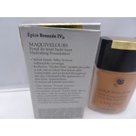 LANCOME MAQUIVELOURS HYDRATING FOUNDATION 1 oz -Epice Bronze IVD - New Boxed
