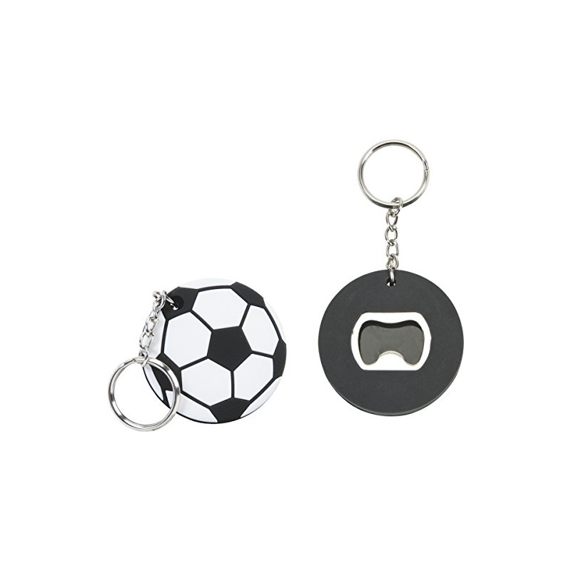 Brunnen Keyring Football Solid Bottle Opener Ø55 mm