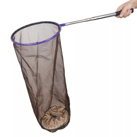 Yorikyas Snake Catcher Net Telescopic Pole for Reptile Grabber Rattle Snake Move&Catch