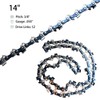 Opuladuo 2PC 14 Inch Chainsaw Chain for WORX WG305.1 WG305,