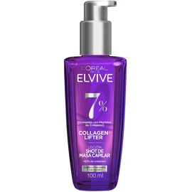 L'Oréal Paris Elvive Collagen Lifter Tratamiento de Volumen (Hasta un 61% más por 72 Hrs). Péptidos de Colágeno. Reconstruye Pelo Delgado, Aplastado y Quebradizo sin Dejarlo Pesado, 100ml