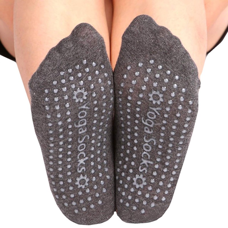 WHITE FANG SC046 Women's Socks, Short, Anti-Slip, Yoga, Ballet, Training,