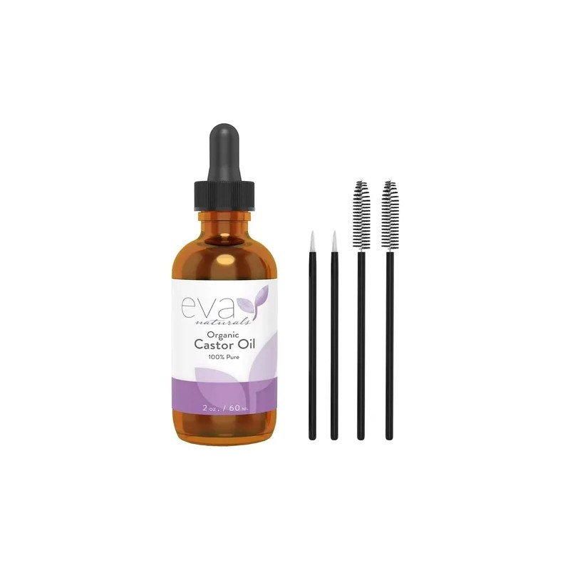 Aceite de Ricino Eva Naturals 100 Orgánico Puro 60ml Cuidado