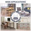 16 Pcs Chair Leg Floor Protectors Square for Hardwood Floors