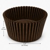 #5 Brown Paper Candy Cup Cups 250 Pack Candy Making