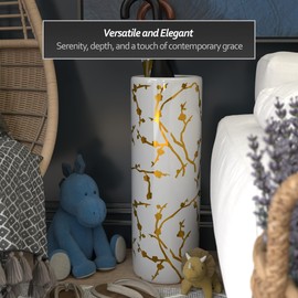 Red Lantern 24" Gold Branches Umbrella Stand