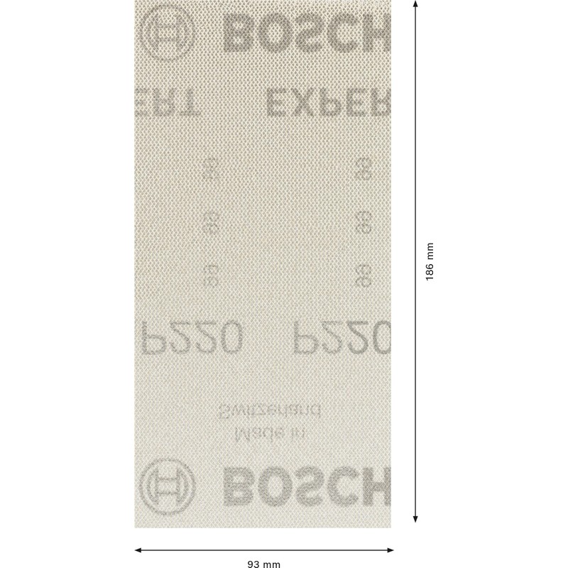 Bosch Professional Expert M480 Sanding Net (for Hardwood, Paint on