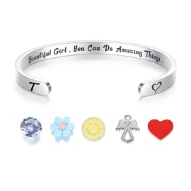 SAM & LORI Thanksgiving Gift Ideals Bracelet for Teens Gifts Cute Teenage Jewlery 13 Year Old Gift Daughter Birthday Gift Her granddaughter niece Christmas Day Easter Stocking Stuffers Thanksgiving