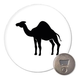 Huuraa Magnet Dromedary Camel Silhouette Gift Fridge Magnet 59 mm Bottle Opener Dromedary Camel Gift Idea