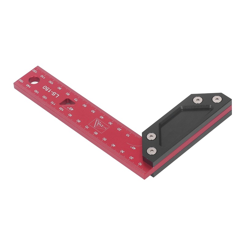 150mm Double 45 Degree Woodworking Angle Ruler L Measurements Ruler