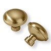 khtumeware 10 Pack Large Cabinet Knobs Champagne Bronze 1-3/4 inch