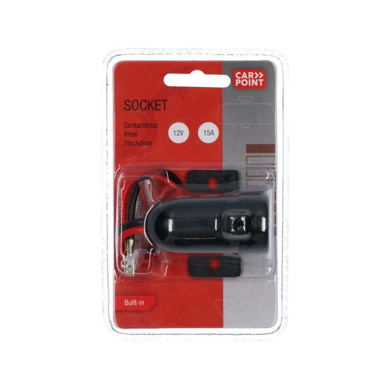 Carpoint CPT0523484 Waterproof Socket, 12 V