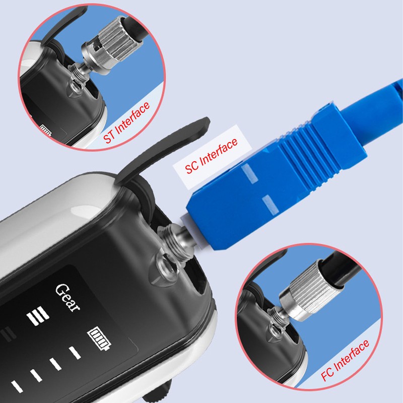 Visual Fault Locator Portable 10KM Concealed Fiber Optic Cable Tester
