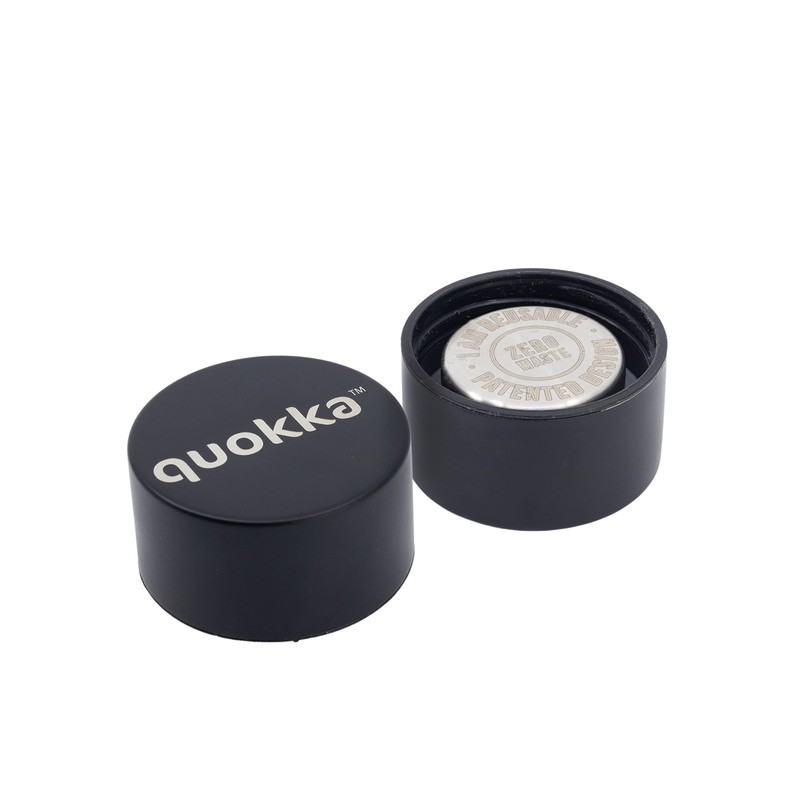 Quokka Solid Jet Black 630 ml Stainless Steel Thermal Drinking