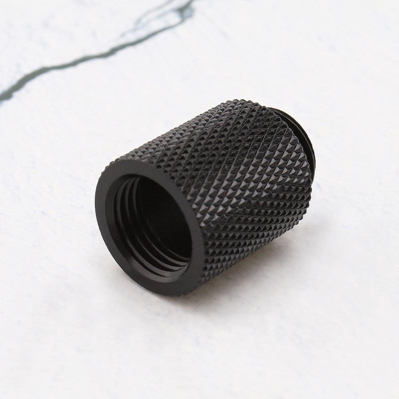 EMSea 4pcs Black G 1/4 Inch Extended Nut Seat 20mm