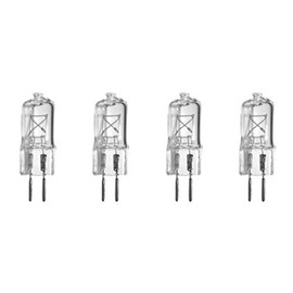Anyray (4)-Bulbs 25 Watt G6.35 120V 25W GX6.35 110 Volt 25Watt Bi Pin T4 Halogen Light Bulb A1601Y