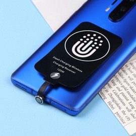 Thin Wireless Charging Receiver with 120W Magnetic Charging Cable, Type C Wireless Charger Receiver, DC 5V, 2000mA Fast Charging Receiver for All Type C Phones