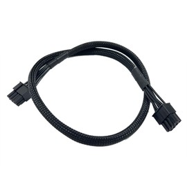 Gintai 8 (PIN) to 8 (pin) PCIE VGA Power Supply Cable Flex Replacement for EVGA Supernova 550-1300 G2 G3 G5 750 B2 B3 P2 T2 / 8 (pin) pcie Cable evga Power Supply Cables (Cable Length : 24.5 inch)