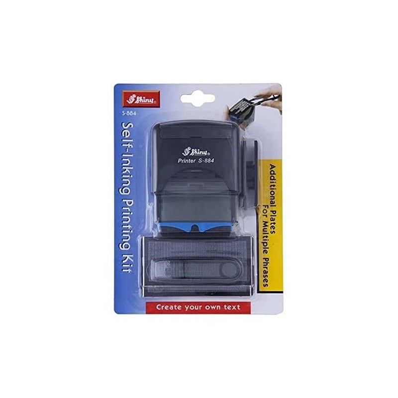 Shiny S-884 Self-Inking DIY Text Stamp upto 5 Lines of