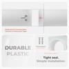 HVAC OV 4" inch Plastic Straight or Flexible Pipe Flange