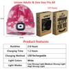 ATNKE 2Pcs LED Lighted Beanie Hat,USB Rechargeable 4 LED Running