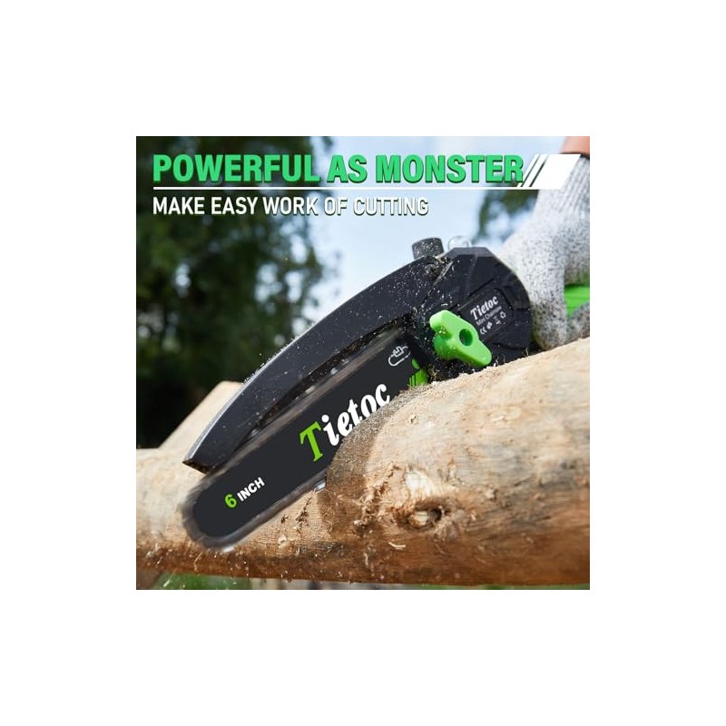 GREEN mini chainsaw LJ
