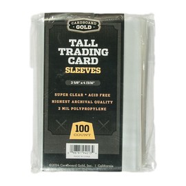 100 CBG TALL TRADING CARD Sleeves - Archival Quality Protection for Your TALL Cards