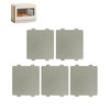 YQBOOM 5 PCS Waveguide Cover, Universal Mica Sheet for Microwave