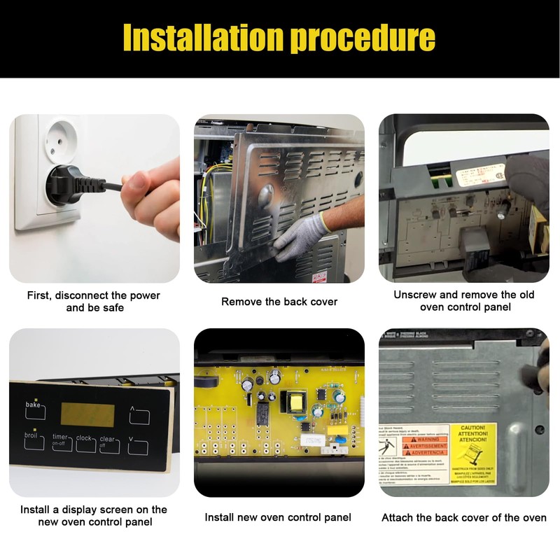 316455410 Range Oven Control Board for Electrolux Kenmore, Gas Range