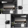 STARPY Passage Black Door Knob for Closet and Hall,Interior Door