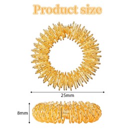 YIMVUNZ Acupressure Ring Set, Acupressure Rings, Massage Rings for Fingers, Massage Rings, Fidget Ring, Acupressure RRing, Adhs Ring for Stress Reducer and Promote Blood Circulation, Pack of 16