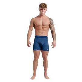 iGD | Men's Compression Ductor Shorts V2 | Muscle Recovery Technology, Prevents Injury & Enhances Performance for High Intensity Sport & Long Distance Events | Unique 4-Way Stretch | Navy (XS)
